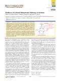 Cover page: Evidence of a Novel Mevalonate Pathway in Archaea