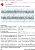 Cover page: Biology of CNS lymphoma and the potential of novel agents