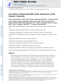 Cover page: Association of Albuminuria With Cardiac Dysfunction in US Hispanics/Latinos