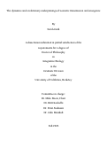 Cover page: The dynamics and evolutionary underpinnings of zoonotic transmission and emergence