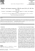 Cover page: Magnetic and transport properties of RIr2Ga series (R=La, Pr, Nd, Sm, Gd–Tm)