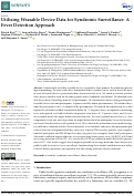 Cover page: Utilizing Wearable Device Data for Syndromic Surveillance: A Fever Detection Approach.