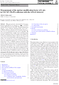 Cover page: Measurement of the nuclear modification factor of b-jets in 5.02 TeV Pb+Pb collisions with the ATLAS detector