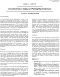 Cover page: Concomitant Graves’ Disease and Papillary Thyroid Carcinoma