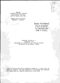 Cover page: MOL620: a machine oriented language and language compiler for the varian data 620/l