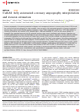 Cover page: CathAI: fully automated coronary angiography interpretation and stenosis estimation