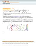 Cover page: Author Correction: Fermiology and electron dynamics of trilayer nickelate La4Ni3O10