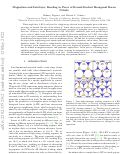 Cover page: Magnetism and interlayer bonding in pores of Bernal-stacked hexagonal boron nitride.