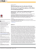 Cover page: Methamphetamine Accelerates Cellular Senescence through Stimulation of De Novo Ceramide Biosynthesis