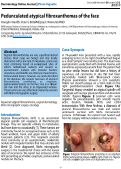 Cover page: Pedunculated atypical fibroxanthomas of the face