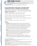 Cover page: Trust and Expectations of Researchers and Public Health Departments for the Use of HIV Molecular Epidemiology