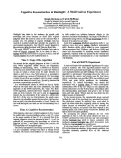 Cover page: Cognitive Reconstruction in Hingsight: A model and an Experiment