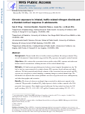 Cover page: Chronic exposure to inhaled, traffic-related nitrogen dioxide and a blunted cortisol response in adolescents