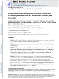 Cover page: Quality-of-Life Outcomes From a Randomized Clinical Trial Comparing Antimetabolites for Intermediate, Posterior, and Panuveitis.