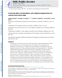 Cover page: Censored data considerations and analytical approaches for salivary bioscience data