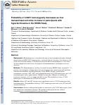 Cover page: Probability of C282Y homozygosity decreases as liver transaminase activities increase in participants with hyperferritinemia in the hemochromatosis and iron overload screening study.