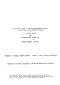 Cover page: Cost Benefit Analysis of Rehabilitation Services Programs: A First Model and its Sensitivity Analysis