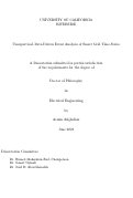 Cover page: Unsupervised Data-Driven Event Analysis of Smart Grid Time-Series