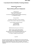 Cover page: Integrated assessment of dispersed energy resources deployment