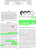 Cover page: Learning part-based abstractions for visual object concepts