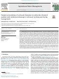 Cover page: Numerical modeling of soil water dynamics in subsurface drained paddies with midseason drainage or alternate wetting and drying management