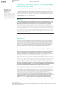 Cover page: Continuous Ketamine Infusion as a Treatment for Refractory Facial Pain