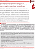 Cover page: Enzyme replacement therapy with taliglucerase alfa: 36‐month safety and efficacy results in adult patients with Gaucher disease previously treated with imiglucerase