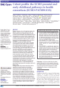 Cover page: Cohort profile: the ECHO prenatal and early childhood pathways to health consortium (ECHO-PATHWAYS)