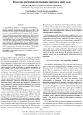 Cover page: Processing particularized pragmatic inferences under load