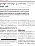 Cover page: Tree growth acceleration and expansion of alpine forests: The synergistic effect of atmospheric and edaphic change