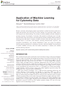 Cover page: Application of Machine Learning for Cytometry Data