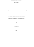 Cover page: Teacher Perceptions of Sociocultural Competence in Dual Language Education