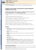 Cover page: Frequency, Risk Factors, and Outcomes of Early Unplanned Readmissions to PICUs*