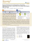 Cover page: Proposed Mechanism for the Biosynthesis of the [FeFe] Hydrogenase H‑Cluster: Central Roles for the Radical SAM Enzymes HydG and HydE