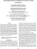 Cover page: Early Analogical Extensions: An ERP Study on Preschoolers' Semantic Approximations