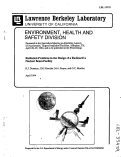 Cover page: Radiation Problems in the Design of a Radioactive Nuclear Beam Facility