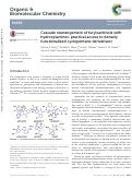 Cover page: Cascade rearrangement of furylcarbinols with hydroxylamines: practical access to densely functionalized cyclopentane derivatives