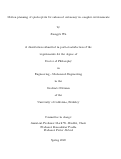 Cover page: Motion planning of quadcopters for enhanced autonomy in complex environments