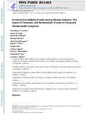 Cover page: Insomnia Precipitating Events among Women Veterans: The Impact of Traumatic and Nontraumatic Events on Sleep and Mental Health Symptoms.