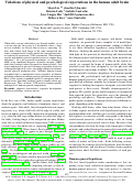 Cover page: Violations of physical and psychological expectations in the human adult brain