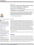 Cover page: Nilotinib, an approved leukemia drug, inhibits smoothened signaling in Hedgehog-dependent medulloblastoma