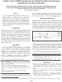 Cover page: Evidence from an fMRI Experiment for the Minimal Encoding and Subsequent Substantiation of Predictive Inferences