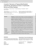 Cover page: Cosmetic Outcomes of Supraorbital Keyhole Craniotomy Via Eyebrow Incision: A Systematic Review and Meta-Analysis.