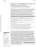 Cover page: Expansion of immunoglobulin-secreting cells and defects in B cell tolerance in Rag-dependent immunodeficiency