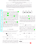 Cover page: Four-site Higgsless model with wave function mixing