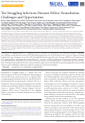 Cover page: The Struggling Infectious Diseases Fellow: Remediation Challenges and Opportunities