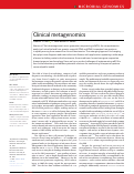 Cover page: Clinical metagenomics