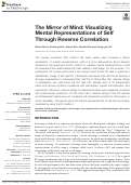 Cover page: The Mirror of Mind: Visualizing Mental Representations of Self Through Reverse Correlation.