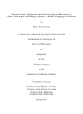 Cover page: Beyond Time: Temporal and Extra-temporal Functions of Tense and Aspect Marking in Totela, a Bantu Language of Zambia