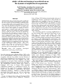 Cover page: Adults' self-directed learning of an artificial lexicon: The dynamics of neighborhood reorganization